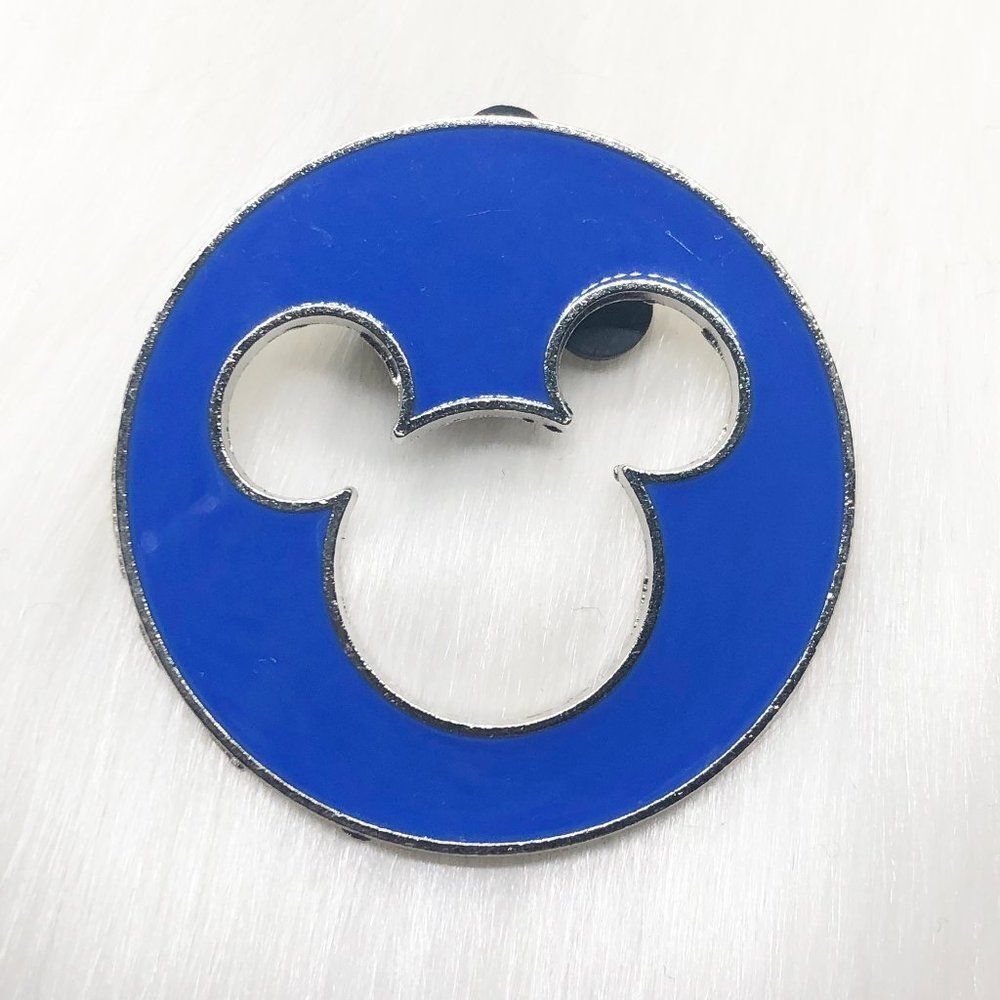 🔮 5/$25 Disney Mickey Mouse Icon‎ Blue Cutout Pin